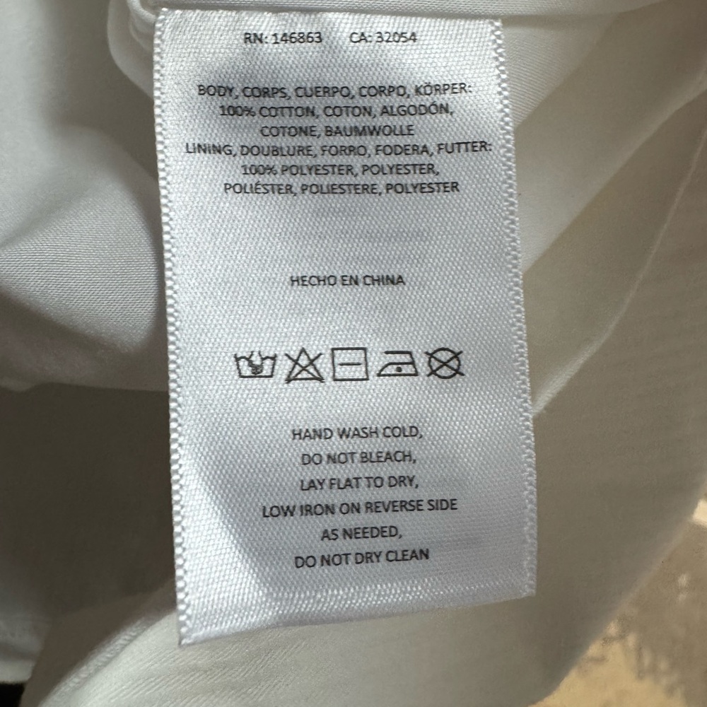 Anthropologie Mare Mare White Basque-Waist Mini Skirt XL - Picture 9 of 9